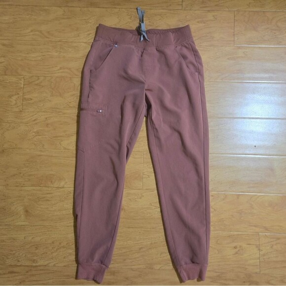 FIGS Zamora Jogger Scrub Pants- MAUVE- Small - Picture 3 of 7